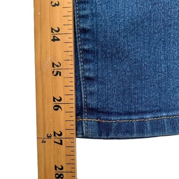 NYDJ Womens 4 Lift-Tuck Ankle Skinny Jeans Blue Mid-Rise Stretch 5-Pocket Denim - Picture 12 of 13